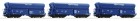 76078 Roco Set of 3 Self-unloading hopper cars type Fals PKP-Cargo